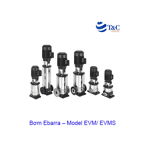 Máy bơm đa tầng đặt đứng Ebara Model EVM EVMS