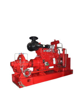 Bơm cứu hỏa Diesel 2 cửa hút Ebara